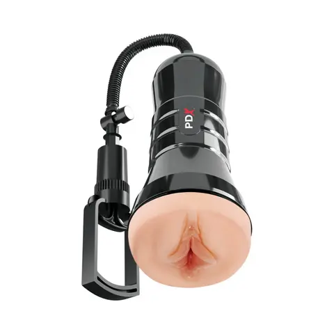 PDX Extreme Wet Pussies Super Sucker XXL Stroker in Light