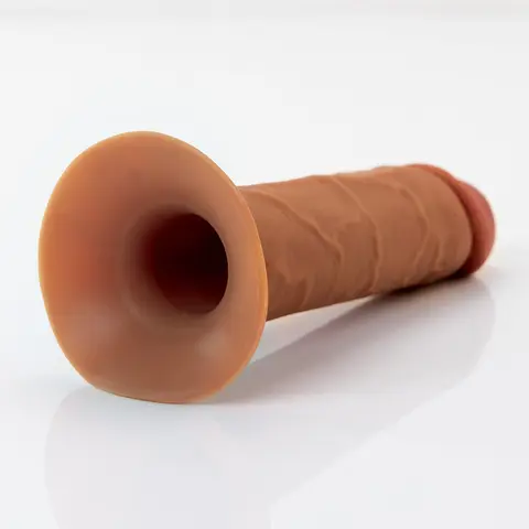 Fantasy X-Tensions Elite Hollow Silicone Strap-On 7 in. in Brown