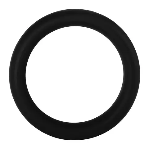 Forto F-64 Wide Liquid Silicone Cockring Large in Black