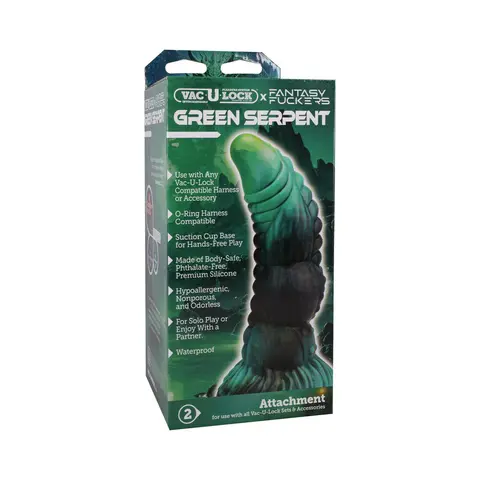 Vac-U-Lock x Fantasy Fuckers Green Serpent
