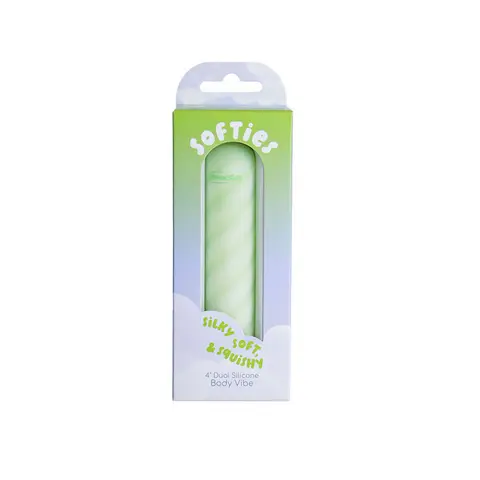 Softies Dual Layer Bullet 4 in. in Green