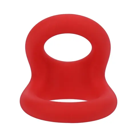 Tantus Uplift C-Ring Cock and Ball Sling Crimson
