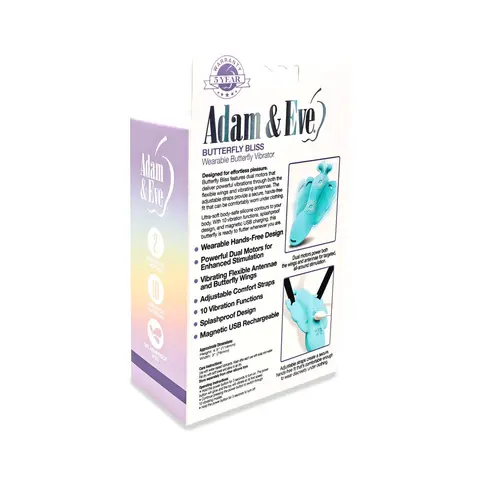 Adam & Eve Butterfly Bliss Wearable Butterfly Vibrator