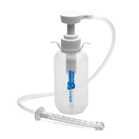 CleanStream Pump Action Enema Bottle with Nozzle