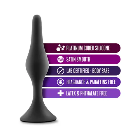 Luxe Silicone Beginner Plug Small in Black