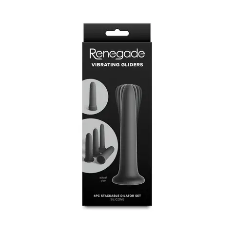 Renegade Vibrating Gliders Dilators Black