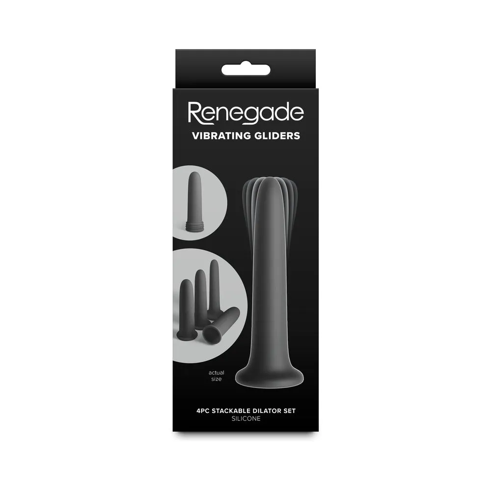 Renegade Vibrating Gliders Dilators Black