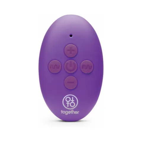Together Seamless Silicone Textured Wearable Rabbit Vibrator with Remote Control
