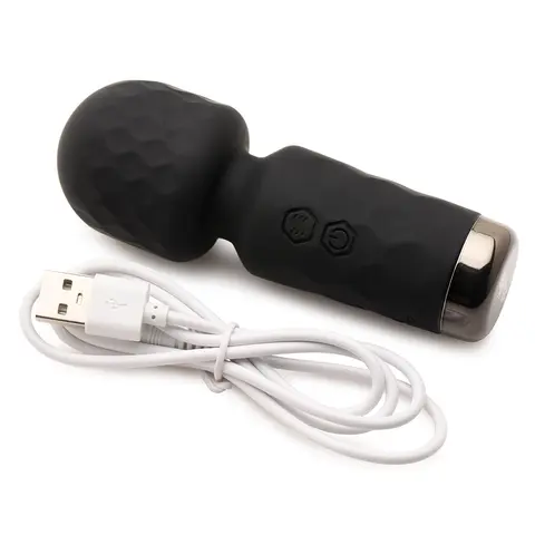 BANG! 10X Mini Silicone Wand in Black