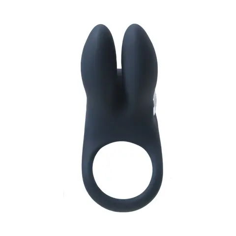 VeDO Sexy Bunny Rechargeable Vibrating C-Ring Black Pearl