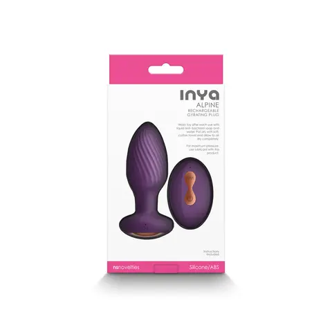 INYA Alpine Rechargeable Gyrating Plug in Purple