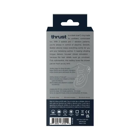 VeDO Thrust Rechargeable Dual C-Ring in Black