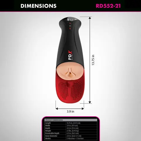PDX Elite Fuck-O-Matic Pro XL in Light