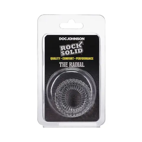 Rock Solid Radial Clear C Ring in a Clamshell