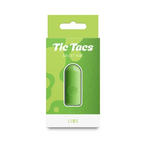 Tic Tacs Lime Silicone Bullet Vibe Green