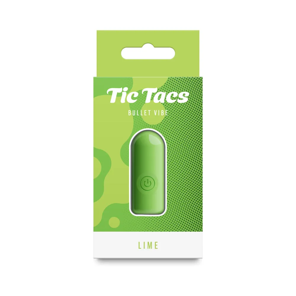 Tic Tacs Lime Silicone Bullet Vibe Green