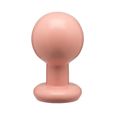 The Classic Round Butt Plug Cream Large