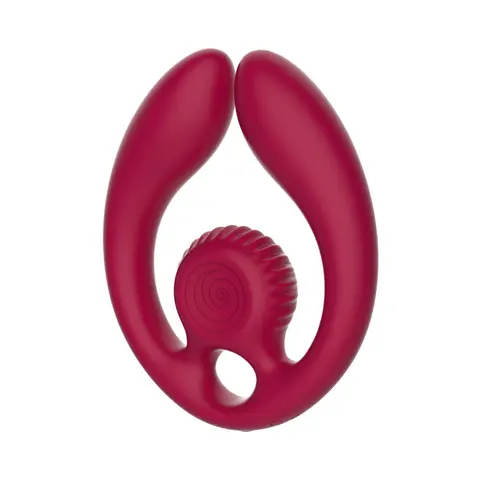 SVibe Snail GIZI Duo Couples Stimulator in Burgundy