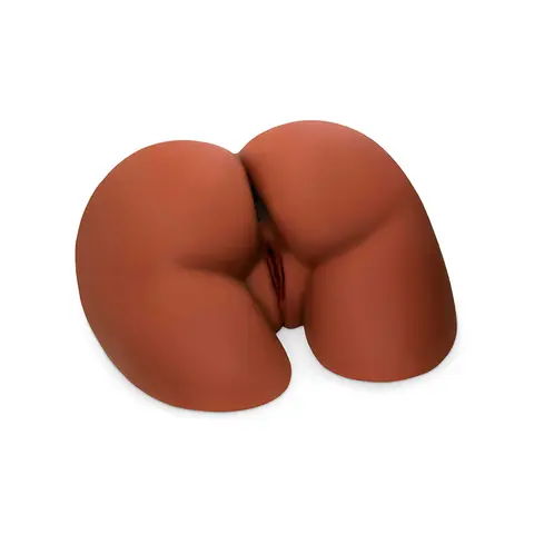 PDX Plus Perfect Ass XL Dual Entry Masturbator in Brown