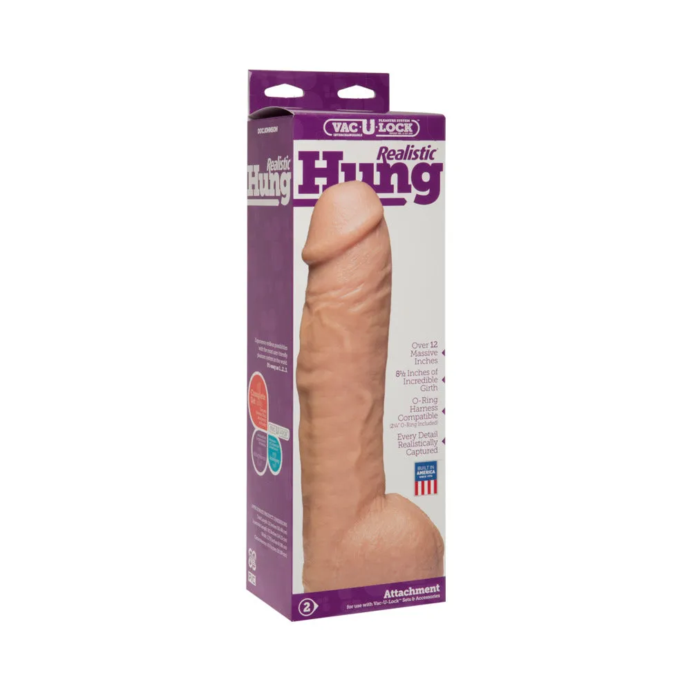 Vac-U-Lock - Realistic Hung in White