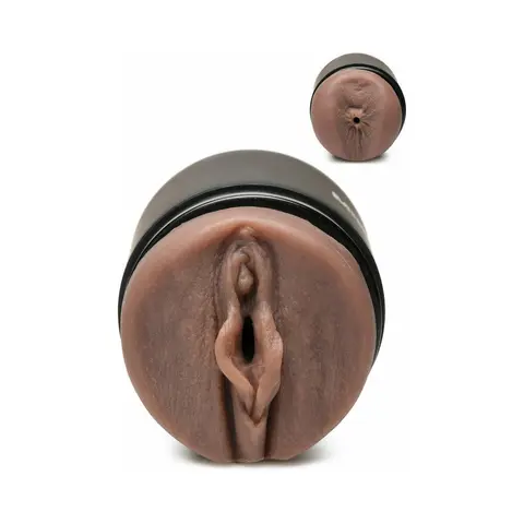 Curve Toys Mistress Double Shot Mini Masturbator Pussy & Ass in Dark