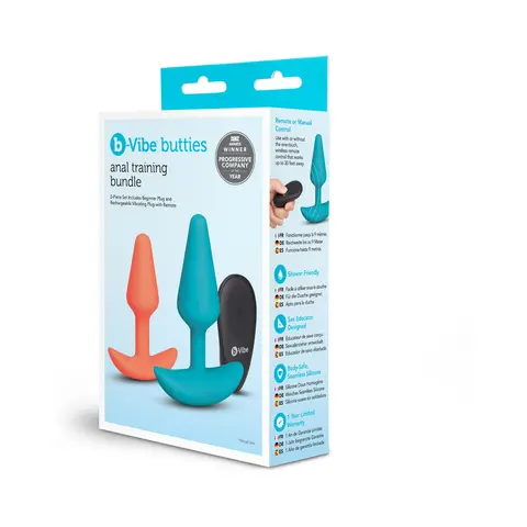 b-Vibe Butties Anal Training 2-Piece Set