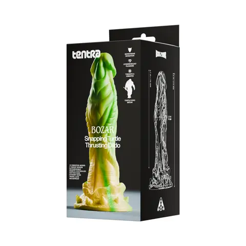 Tentra Bozar Snapping Turtle Thrusting Dildo Yellow