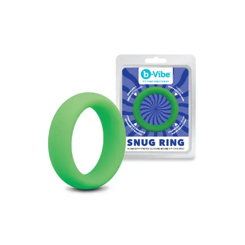 b-Vibe Snug Ring 45mm Snug Fit Silicone C-Ring in Green