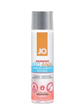 System JO H2O Anal Water-Based Warming Lubricant 4 Fl.Oz. (120 mL)