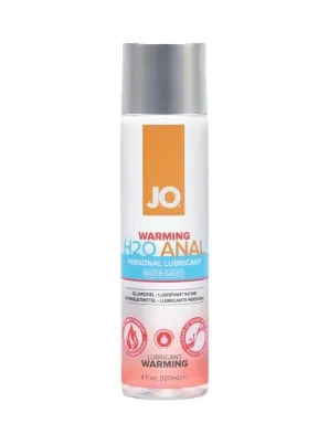 System JO H2O Anal Water-Based Warming Lubricant 4 Fl.Oz. (120 mL)