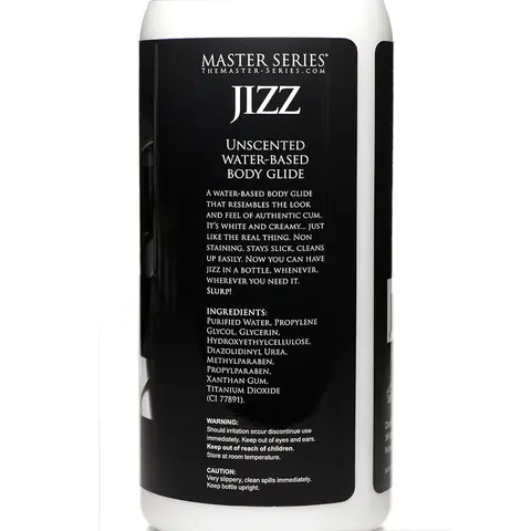Master Series Unscented Water-Based Jizz Lubricant 34 oz.