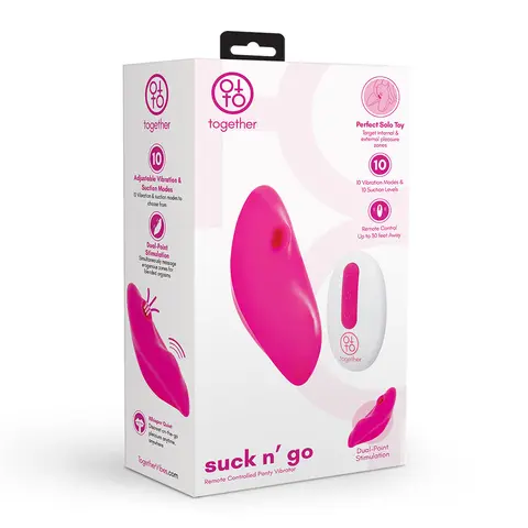 Together Couples Suck N' Go Pink