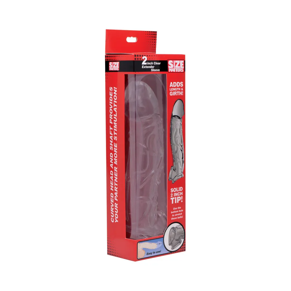 Size Matters 2 in. Clear Extender Sleeve