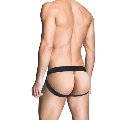 Prowler RED Wetlook Assless Jock Strap Black XL