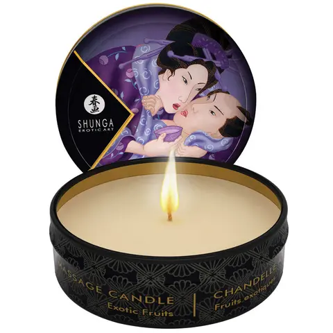 Shunga Mini Massage Candle Exotic Fruits 1 oz.