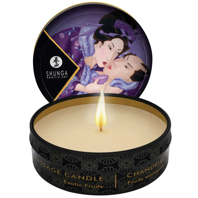 Shunga Mini Massage Candle Exotic Fruits 1 oz.