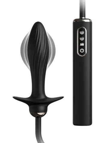 Auto-Throb Inflatable Vibrating Plug