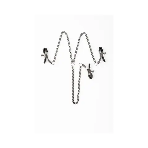 SEI MIO Triple Tease Adjustable Nipple and Clit Clamp Set