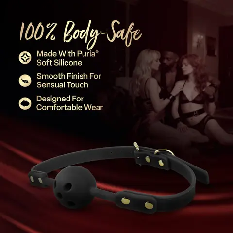 Temptasia Ardor Ball Gag in Black