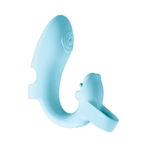 Desire Finger Massager in Blue