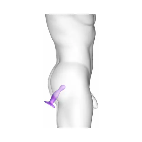 Strap-On-Me Dildo Plug Curvy Small Purple