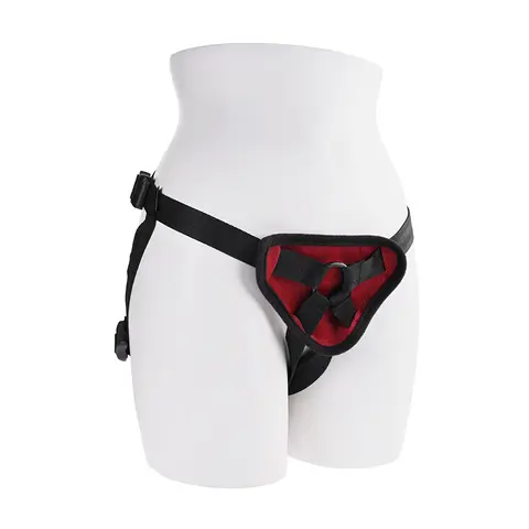 Sportsheets Saffron Silicone Pegging Kit with Adjustable Strap-On Harness & 5 in. Dildo