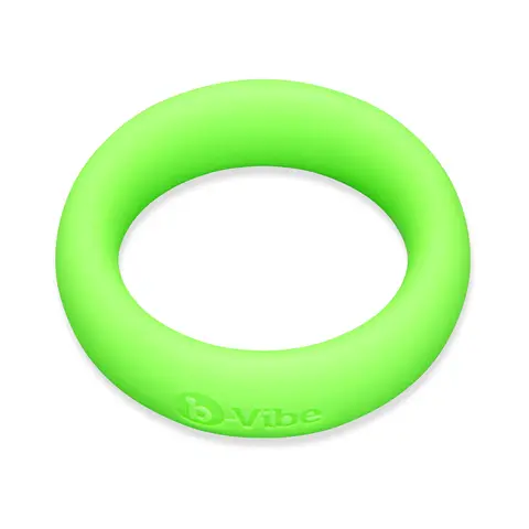 b-Vibe Snug Ring 45mm Snug Fit Silicone C-Ring in Green