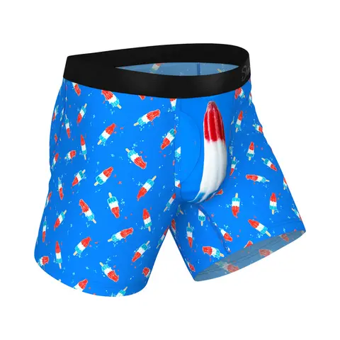 Shinesty The Popsicle Stick Apex USA Ball Hammock Pouch Underwear with Fly S