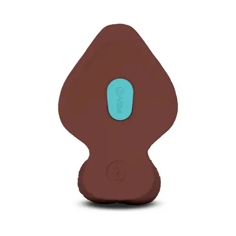 b-Vibe Slipskin Realistic Silicone Dildo 8 in. Girthy in Brown