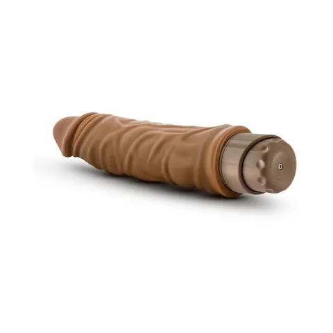 Dr. Skin Cock Vibe 10 Realistic 8.5 in. Vibrating Dildo in Tan