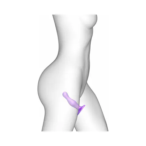 Strap-On-Me Dildo Plug Curvy Small Purple