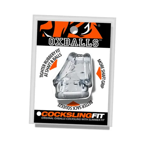 Oxballs Cocksling Fit Sling in Clear