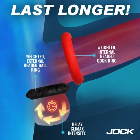 JOCK Enhancers Weighted Silicone C-Ring Set