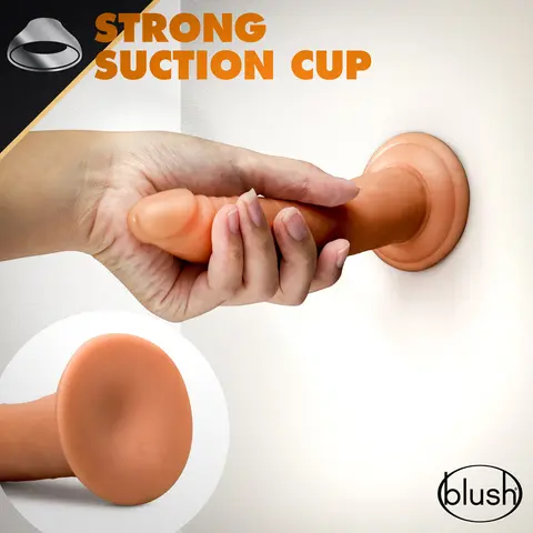 Dr. Skin Glide Realistic 7.5 in. Self-Lubricating Dildo in Tan